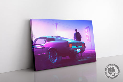 Cuadro Decorativo Auto A033 - Mustang