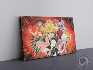 Cuadro Decorativo Anime G046 - Los Siete Pecados Capitales
