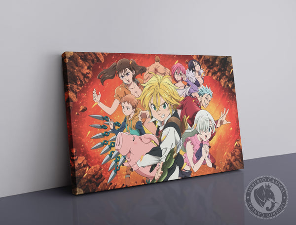 Cuadro Decorativo Anime G046 - Los Siete Pecados Capitales