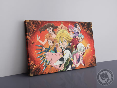 Cuadro Decorativo Anime G046 - Los Siete Pecados Capitales