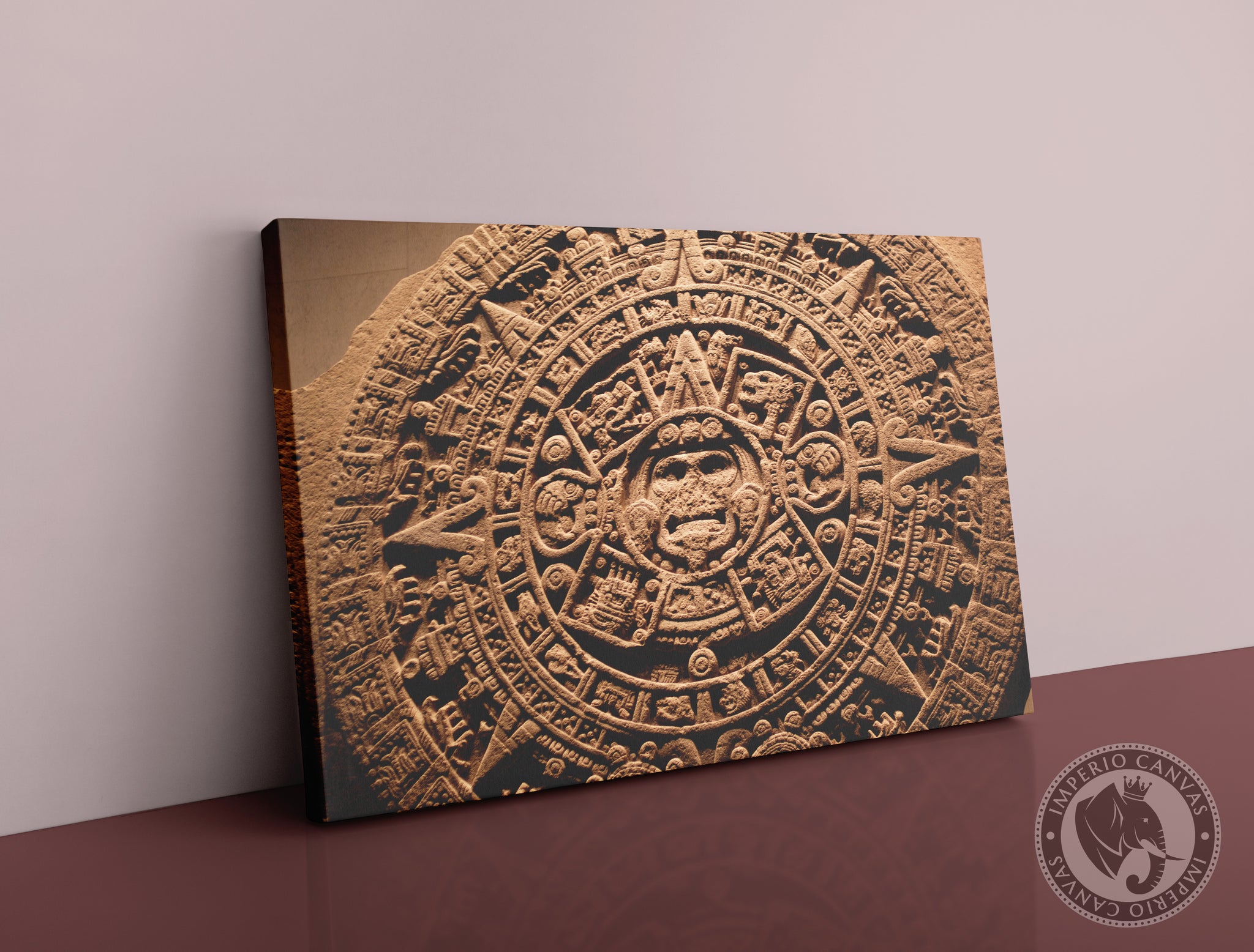 Cuadro Decorativo Monumentos M024 - Calendario Azteca
