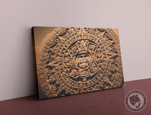 Cuadro Decorativo Monumentos M024 - Calendario Azteca