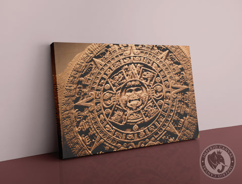 Cuadro Decorativo Monumentos M024 - Calendario Azteca