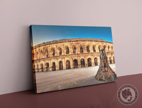 Cuadro Decorativo Monumentos M025 - Arena de Nimes Francia