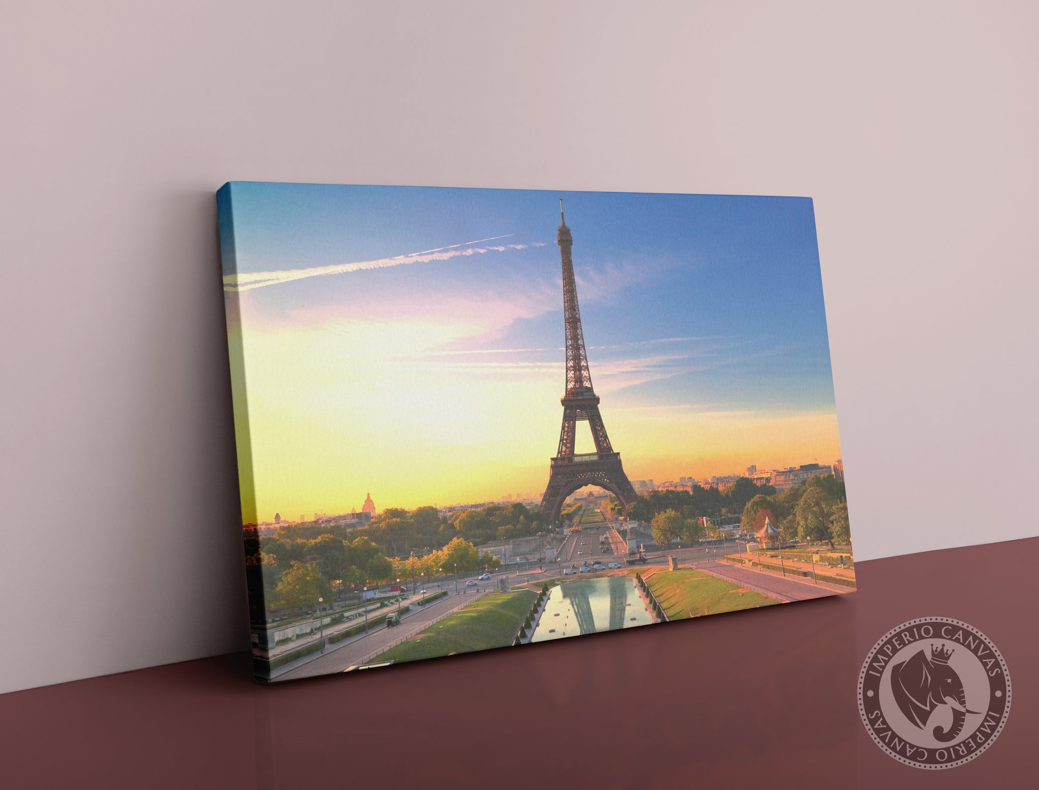 Cuadro Decorativo Monumentos M026 - Torre Eiffel al Atardecer