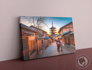 Cuadro Decorativo Monumentos M034 - Barrio Tradicional Japones