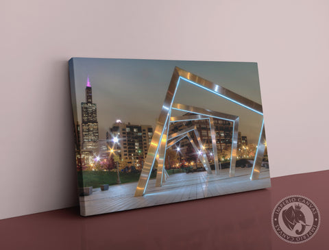 Cuadro Decorativo Monumentos M042 - Parque Bartelme Chicago