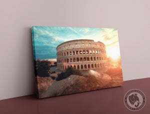 Cuadro Decorativo Monumentos M044 - Coliseo Romano al Atardecer