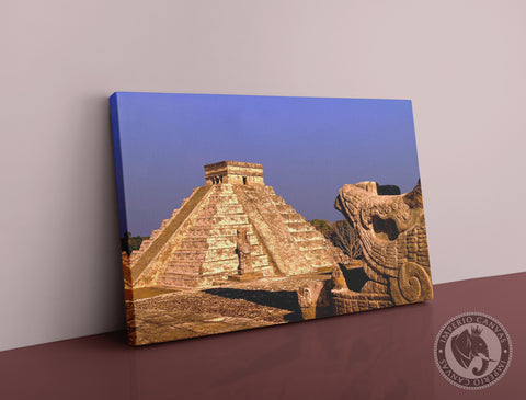 Cuadro Decorativo Monumentos M054 - Pirámide Maya