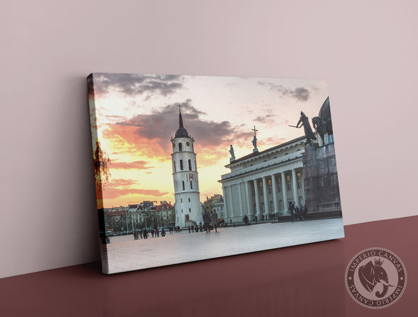 Cuadro Decorativo Monumentos M062 - Catedral de Vilna Lituania