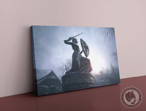 Cuadro Decorativo Monumentos M069 - Estatua Medieval