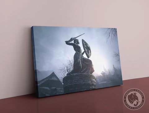Cuadro Decorativo Monumentos M069 - Estatua Medieval