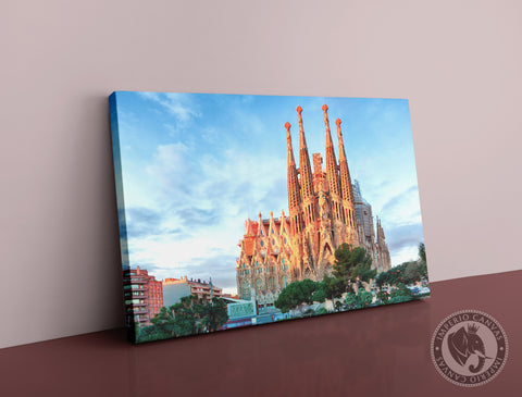 Cuadro Decorativo Monumentos M070 - Templo La Sagrada Familia España