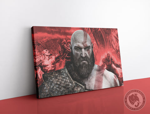 Cuadro Decorativo Gamer X038 - God of War