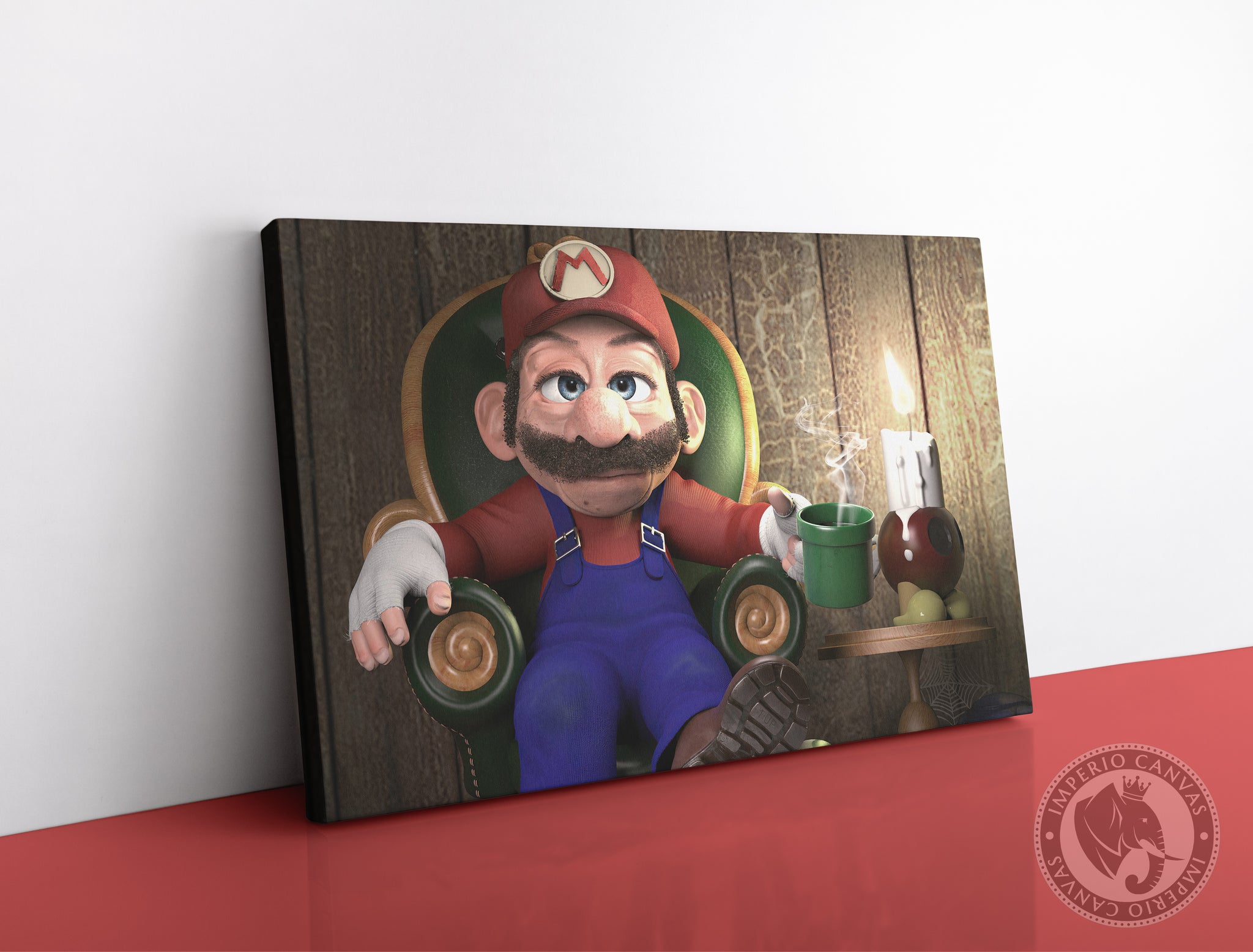 Cuadro Decorativo Gamer X085 - Mario Relax