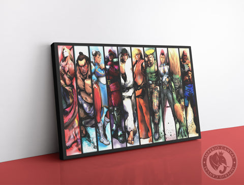Cuadro Decorativo Gamer X092 - Street Fighter
