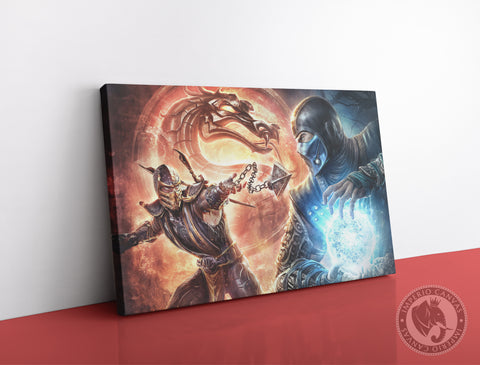 Cuadro Decorativo Gamer X096 - Mortal Kombat