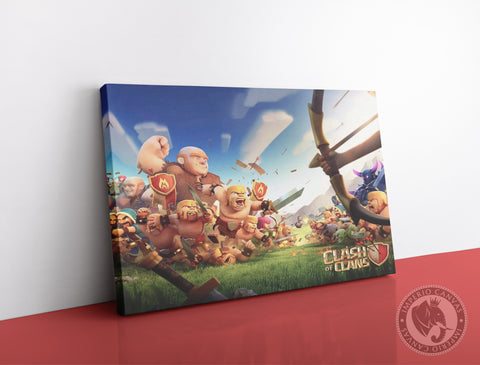 Cuadro Decorativo Gamer X099 - Clash of Clans